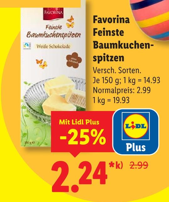 Feinste Baumkuchenspitzen