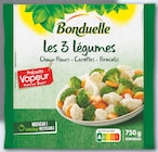 Les 3 légumes choux-fleurs, carottes, brocolis précuits vapeur surgelés - BONDUELLE en promo chez Netto Les 3 légumes choux-fleurs, carottes, brocolis précuits vapeur surgelés - BONDUELLE dans le catalogue Netto
