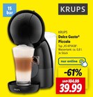 Dolce Gusto Piccolo im Angebot bei Lidl in Herten Dolce Gusto Piccolo Angebote von Krups bei Lidl Herten für 39,99 €