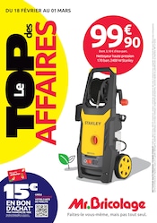 Bricolage Angebote im Prospekt "Le TOP des AFFAIRES" von Mr.Bricolage Bricolage Angebote im Prospekt "Le TOP des AFFAIRES" von Mr.Bricolage auf Seite 1