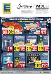 Bier im EDEKA Prospekt in Kaarst Aktueller EDEKA Prospekt mit Bier, "Aktuelle Angebote", Seite 1