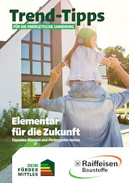 Aktueller Raiffeisen Baustoffe Prospekt, "Trend-Tipps für die energetische Sanierung", mit Angeboten der Woche, gültig von 26.06.2026 bis 26.06.2026