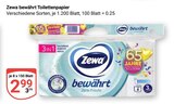 bewährt Toilettenpapier im Angebot bei GLOBUS in Leipzig bewährt Toilettenpapier Angebote von Zewa bei GLOBUS Leipzig für 2,99 €