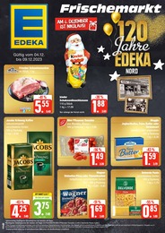EDEKA Frischemarkt Prospekt für Hamburg: "Top Angebote", 4 Seiten, 04.12.2023 - 09.12.2023