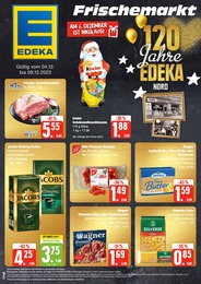 Supermarkt Prospekt von EDEKA Frischemarkt in Hamburg Aktueller EDEKA Frischemarkt Supermärkte Prospekt für Hamburg: Top Angebote mit 4} Seiten, 04.12.2023 - 09.12.2023