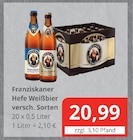 Hefe Weißbier im Angebot bei Getränkefachmarkt Rausch in Gießen Hefe Weißbier Angebote von Franziskaner bei Getränkefachmarkt Rausch Gießen für 20,99 €