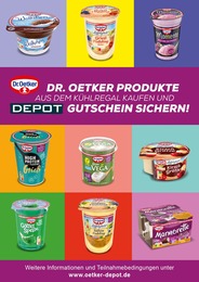 Dr. Oetker Prospekt: "Depot Gutschein sichern!", 1 Seite, 27.03.2023 - 30.04.2023