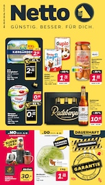 Aktueller Netto mit dem Scottie Prospekt mit Bier, "Günstig. Besser. Für Dich.", Seite 1