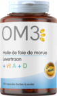 Om3 huile de foie de morue 120 capsules - OM3 en promo chez NaturéO Sarcelles à 19,99 €