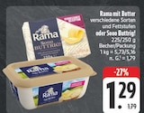 mit Butter Angebote von Rama bei EDEKA Chemnitz für 1,29 €