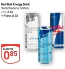 Red Bull Energy Drink im Angebot bei GLOBUS in Siegen Red Bull Energy Drink Angebote von Red Bull bei GLOBUS Siegen für 0,85 €