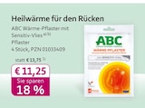 Wärme-Pflaster mit Sensitiv-Vlies bei mea - meine apotheke im Prospekt "" für 11,25 €