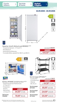 Kühlschrank im METRO Prospekt "Wochenangebote" mit 49 Seiten (Böblingen)