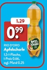 Apfelschorle von Rio D'Oro für 0,99 € bei ALDI SÜD im Angebot Apfelschorle von Rio D'Oro im aktuellen ALDI SÜD Prospekt
