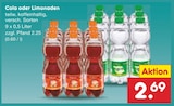 Netto Marken-Discount Wentorf - Cola oder Limonaden Angebot im Prospekt Cola oder Limonaden bei Netto Marken-Discount im Wentorf Prospekt für 2,69 €