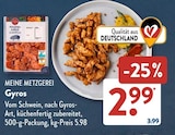 Aktuelles Gyros Angebot bei ALDI SÜD in Leverkusen ab 2,99 €