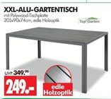 XXL-ALU-GARTENTISCH im Angebot bei Wreesmann in Brandenburg XXL-ALU-GARTENTISCH Angebote von Top Garten bei Wreesmann Brandenburg für 249,00 €