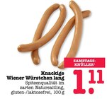 Knackige Wiener Würstchen lang Angebote bei E center Mainz für 1,11 €