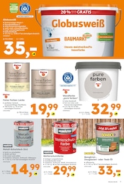 Wandfarbe im Globus-Baumarkt Prospekt in Lünen Aktueller Globus-Baumarkt Prospekt mit Wandfarbe, "Immer eine Idee besser", Seite 7