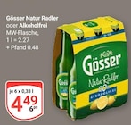 Natur Radler Angebote von Gösser bei GLOBUS Braunschweig für 4,49 €