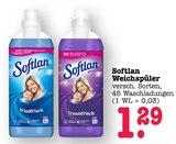 Weichspüler Angebote von Softlan bei E center Karlsruhe für 1,29 €