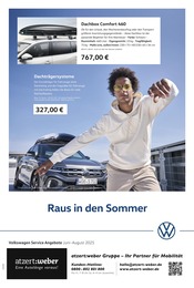 Aktueller Volkswagen Werkstatt & Auto Prospekt in Kalbach und Umgebung, "Mehr Platz für den Sommer" mit 1 Seite, 01.06.2025 - 31.08.2025