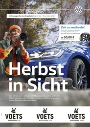 Volkswagen Prospekt für Burg mit 1 Seite Volkswagen Prospekt für Burg: "Herbst in Sicht", 1 Seite, 01.09.2023 - 30.11.2023