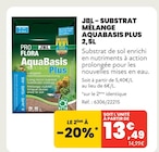 SUBSTRAT MÉLANGE AQUABASIS PLUS 2,5L - JBL en promo chez Animalis Toulon à 13,49 €