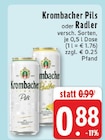Pils Angebote von Krombacher bei E center Borken für 0,88 €