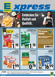Bier im E xpress Prospekt in Königsbrunn Aktueller E xpress Prospekt mit Bier, "Entdecken Sie Vielfalt und Qualität.", Seite 1