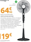 Mr.Bricolage Saint-Laurent-des-Arbres - Promo Ventilateur sur pied Promo Ventilateur sur pied à 64,90 € dans le catalogue Mr.Bricolage à Saint-Laurent-des-Arbres