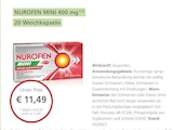 LINDA Partnerapotheke - NUROFEN MINI 400 mg 1/2 Angebot im Prospekt NUROFEN MINI 400 mg 1/2 bei LINDA Partnerapotheke im Prospekt "" für 11,49 €