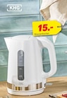 WASSERKOCHER „WK-1708 WE2“ von KHG für 15,00 € bei Höffner im Angebot WASSERKOCHER „WK-1708 WE2“ von KHG im aktuellen Höffner Prospekt