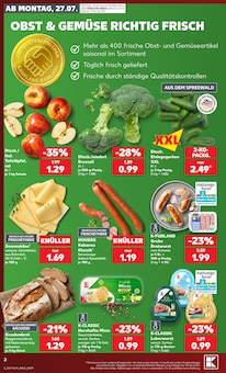 Gemüse im Kaufland Prospekt "Hier bin ich richtig" mit 71 Seiten (Karlsruhe)