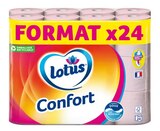 Papier hygiénique - LOTUS en promo chez Carrefour Papier hygiénique - LOTUS dans le catalogue Carrefour