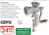 Fleischwolf im Angebot bei GLOBUS in Trier Fleischwolf Angebote von GEFU bei GLOBUS Trier für 4,99 €