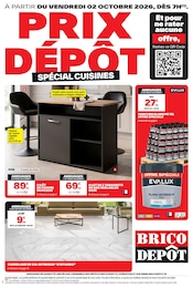Prospectus Bricolage Brico Dépôt en cours, PRIX DÉPÔT SPÉCIAL CUISINES, 12 pages, 02/10/2026 - 15/10/2026 Catalogue Bricolage Brico Dépôt en cours à Thuir et alentours, PRIX DÉPÔT SPÉCIAL CUISINES, 12 pages, 02/10/2026 - 15/10/2026
