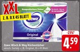 E center Seelbach - Wisch & Weg Küchentücher Angebot im Prospekt Wisch & Weg Küchentücher bei E center im Seelbach Prospekt für 4,59 €