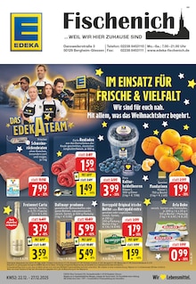 Aktueller EDEKA Prospekt "Aktuelle Angebote" Seite 1 von 26 Seiten für Frechen
