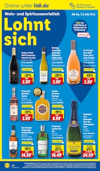 Whiskey im Lidl Prospekt "LIDL LOHNT SICH" mit 61 Seiten (Regensburg)