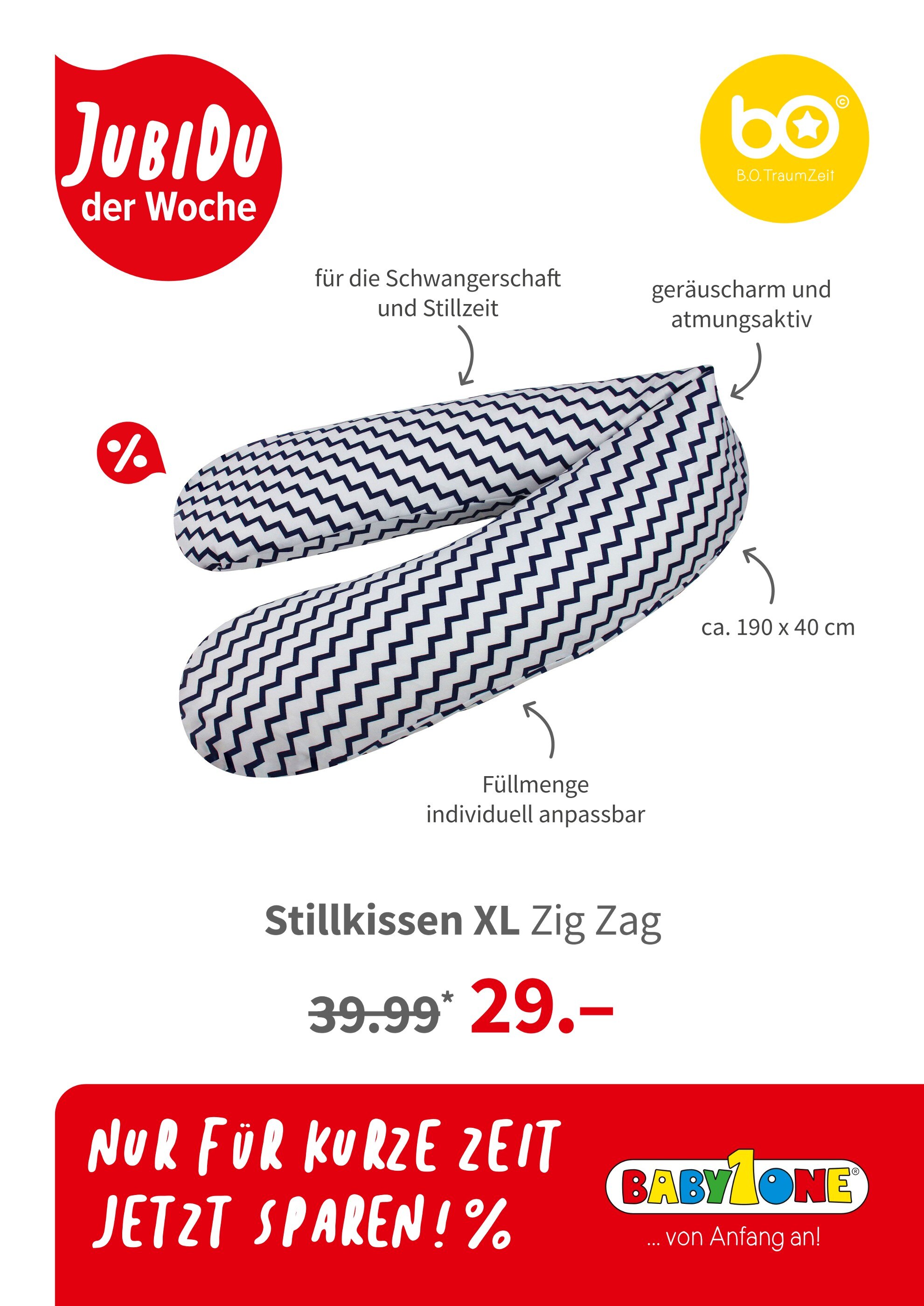 BabyOne Prospekt für Duisburg mit 1 Seite BabyOne Prospekt für Duisburg: "Jubidu! der Woche", 1 Seite, 18.10.2021 - 24.10.2021
