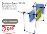 Standtrockner Pegasus 180 Solid Angebote bei GLOBUS Wetzlar für 29,99 €