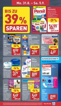 Katzenfutter im ALDI Nord Prospekt "Aktuelle Angebote" mit 46 Seiten (Magdeburg)