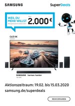 Samsung Prospekt "Weil du mehr willst", 7 Seiten, für Bernau, 19.02.2020 - 15.03.2020 Samsung Prospekt "Weil du mehr willst", 7 Seiten, für Bernau, 19.02.2020 - 15.03.2020