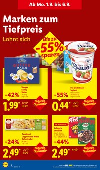 Butter im aktuellen Lidl Prospekt (Freiburg (Breisgau)) Butter im Lidl Prospekt "LIDL LOHNT SICH" mit 72 Seiten (Freiburg (Breisgau))