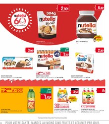 Promo Nutella dans le catalogue Supermarchés Match du moment à la page 14