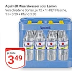 Mineralwasser Angebote von Aquintéll bei GLOBUS Koblenz für 3,49 €