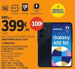 Galaxy A55 5G - SAMSUNG en promo chez E.Leclerc Montbéliard à 399,90 €