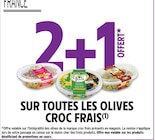 2+1 sur toutes les olives Croc Frais - Croc Frais dans le catalogue Intermarché Hyper