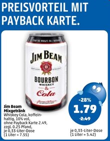 Alkoholische Getraenke von Jim Beam im aktuellen Penny-Markt Prospekt für 1.79€